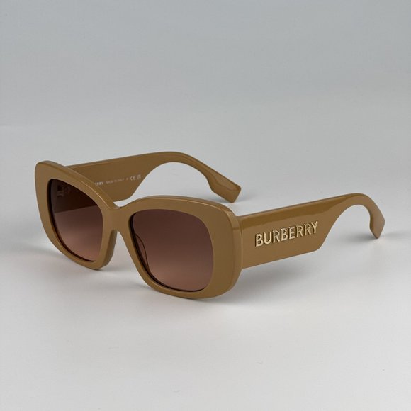 Burberry BE4410 399013 Sunglasses Beige Pink Gradient Brown Square Women BE 4410 - Picture 1 of 10